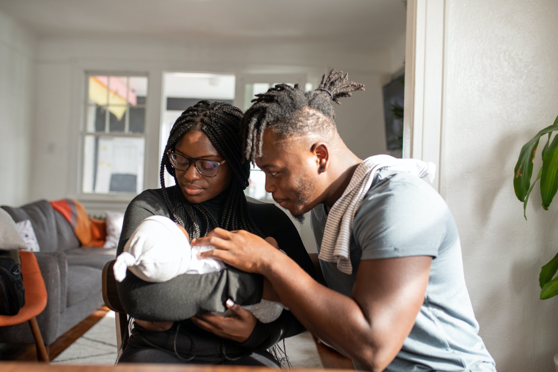 parents with baby